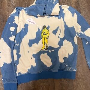 Blue and Cream Astroworld Hoodie